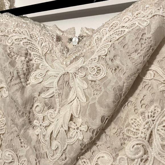 Saved By The Dress Ivory Floor Length Dress - Picture 3 of 11